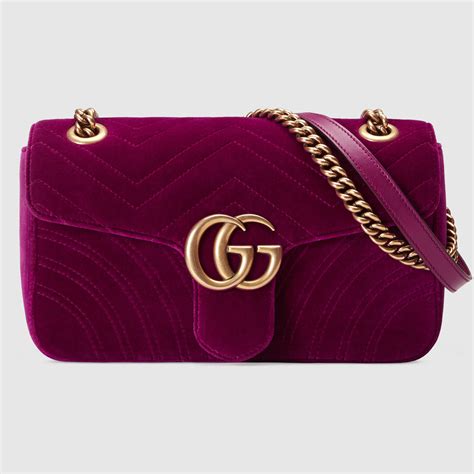 borsa gucci marmont velluto|gucci marmont handbags.